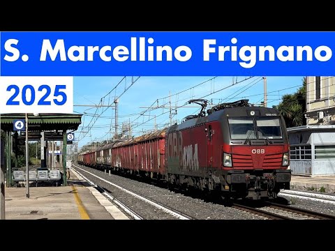 Treni alla Stazione di S. Marcellino Frignano - Trenitalia Regionale InterCity & Merci