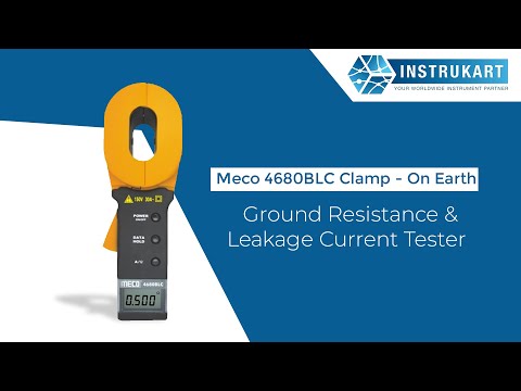 MECO 4680BLC Clamp - On Earth / Ground Resistance & Leakage Current Tester