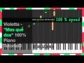 Violetta - "Mas que dos" 100% Piano Tutorial + ...