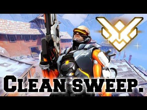Grand Master Overwatch CARRY w/ Soldier 76 (72% Kill Participation)