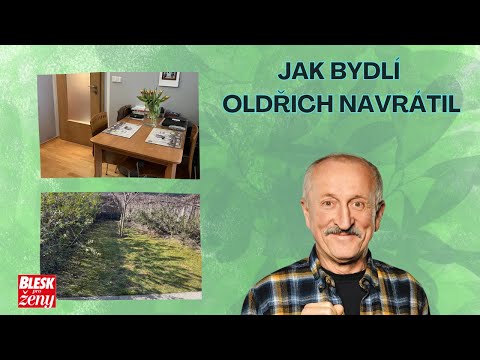 Útulný byt se zahrádkou Oldřicha Navrátila: „V kuchyni vládnu já,“ říká slavný herec