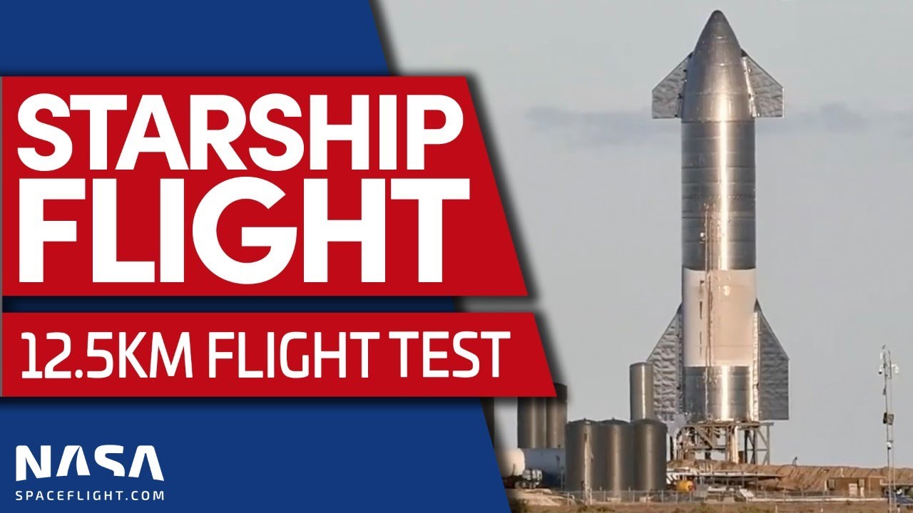 Starship SN8 12.5km Successful Test Flight - Full Livestream - YouTube
