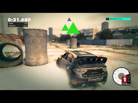 DiRT 3 - Gymkhana Sprint - Parking Lot 0:41:472