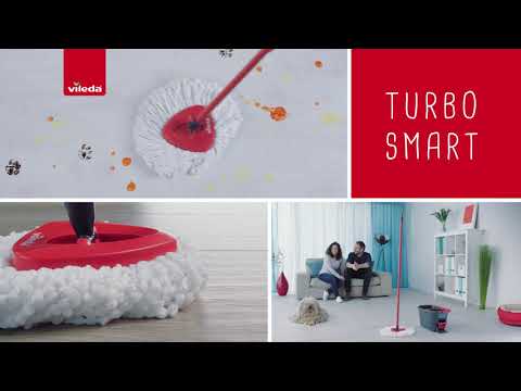 Grindų valymo rinkinys Vileda Turbo Smart video