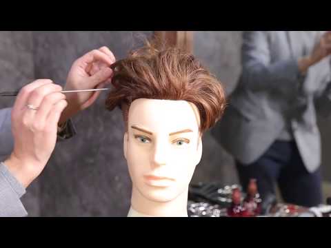 HAIREALM Male Mannequin Head 100% Human Hair...