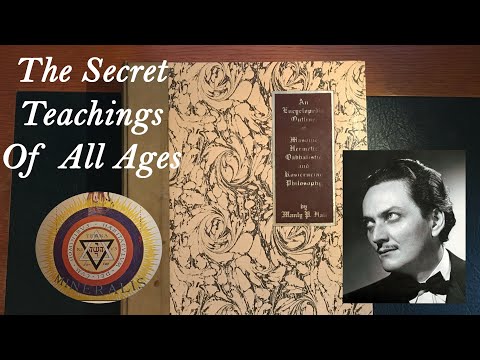 The Secret Teachings Of All Ages By Manly P. Hall - A Look Inside The Golden Anniversary Edition.