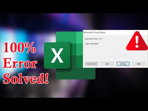 Fix Your Excel Error in 5 Minutes – Run-Time Error 13 "Type Mismatch" | Excel Tech & Tricks