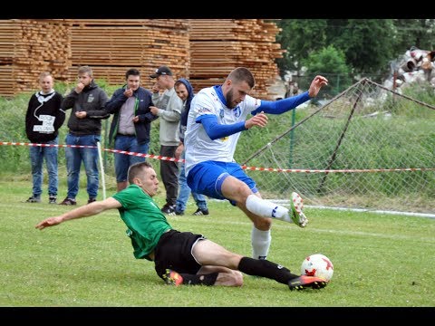 Ossa Biskupiec Pomorski-Jeziorak Iława 3:3(2:0) skrót II połowy,10.06.2017