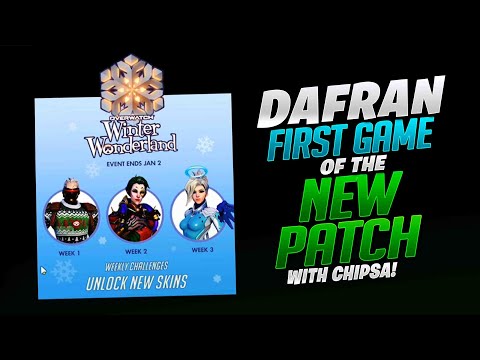 Dafran First Game Of The New Patch With Chipsa + Reaction To New Skins! - Overwatch