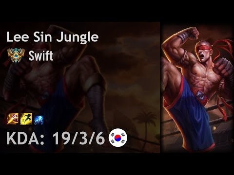 Lee Sin Jungle vs Rek'Sai - Swift - KR Challenger Patch 7.1
