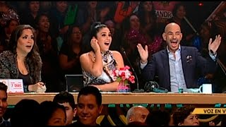 Sandro hizo algo impensando y el jurado explotó de risa