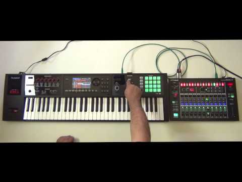 How to sync Roland FA-06/08 to Roland  MX-1