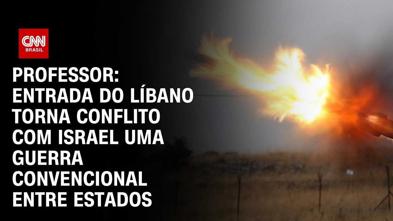 Professor: Entrada do Líbano torna conflito com Israel uma guerra convencional entre Estados | 360°