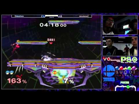 Melee - PLRAS2 - Singles WB2 - SwordSaint (Marth, Fox) vs dansdaman (Sheik)