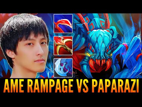 AME Weaver Crazy RAMPAGE vs PAPARAZI Razor - The Battle of China's Best Carries - 7.31d - Dota 2
