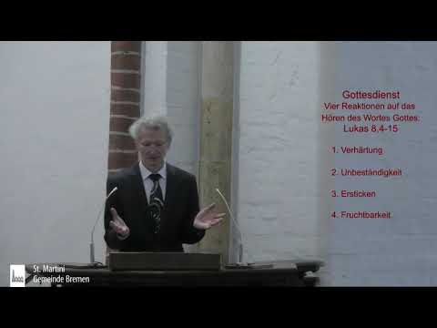 Gottesdienst am 07.02.2021 - Vier Reaktionen auf das Hören des Wortes Gottes