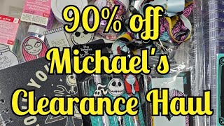 Michael's Craft Store 90% off Clearance Haul