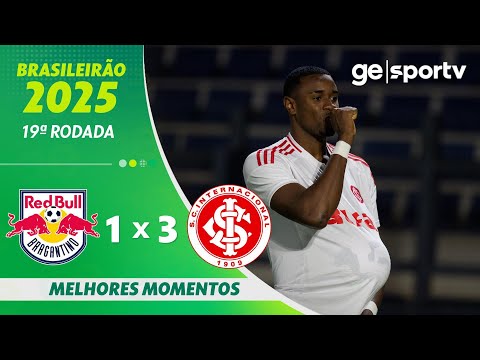 Gols e lances de Red Bull Bragantino x Internacional