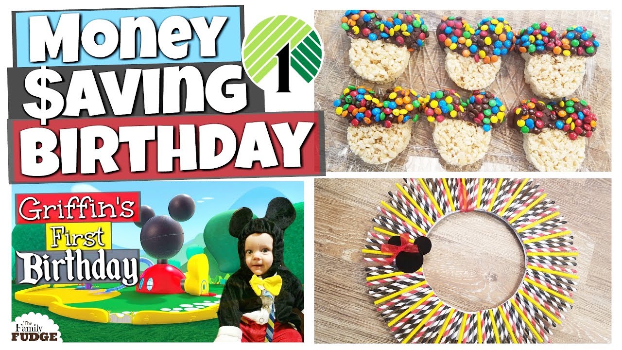 Mickey Mouse Birthday || DOLLAR TREE PARTY Ideas, Recipes & DIYs