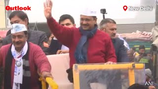 CM Kejriwal Holds Roadshow In Delhi