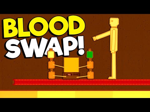 Swapping Ragdolls Blood with Explosives in the People Playground Update!