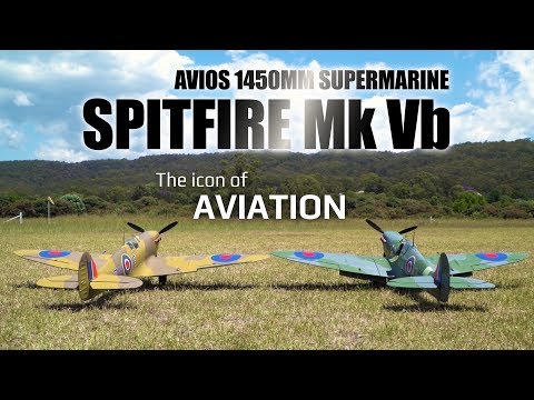 Avios Spitfire MkVb Super Scale 1450mm Warbird - HobbyKing Product Video