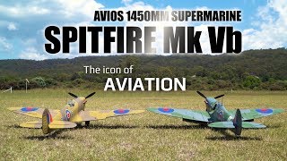 Avios Spitfire MkVb Super Scale 1450mm ETO Scheme Warbird (PNF)