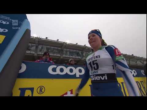 Krista Pärmäkoski voittaa 20 km (p) kilpailun, Lahden MC 2024