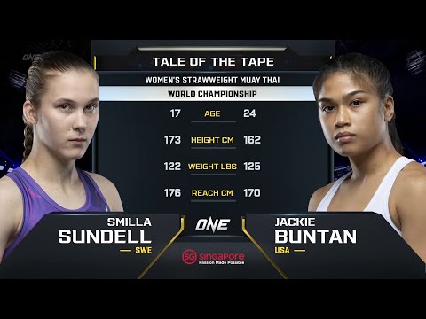 Smilla Sundell vs. Jackie Buntan | ONE Championship Full Fight