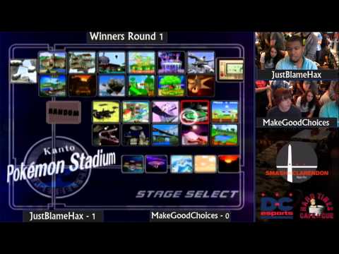 Smash @ Clarendon (5/23/2013) WR1 - JustBlameHax vs. MakeGoodChoices