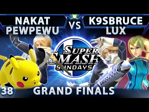 SSS 38 - Nakat & PewPewU (Blue) Vs. K9sbruce & Lux (Red) SSB4 Grand Finals - Sm4sh Wii U - Smash 4
