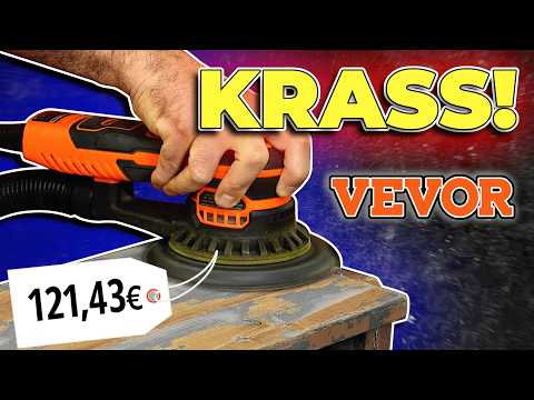 This VEVOR orbital sander is INTENSE! Only one thing bothers me...