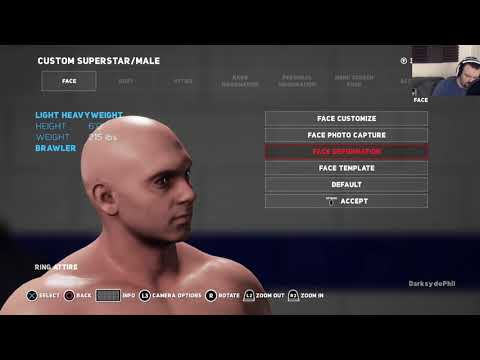 WWE 2K18 My Career pt2 - The Mystery of Importing a Face