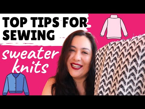 Sewing SWEATER KNITS Like a Pro Made Easy with These TOP TIPS!