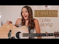 Taylor Swift Fearless Guitar Play Along 2021 // Fearless (Taylor’s Version) // Nena Shelby