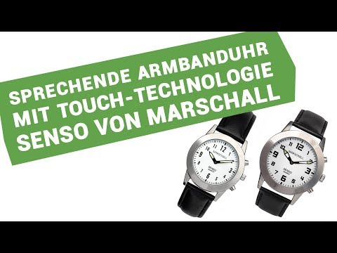 Sprechende Armbanduhr mit Touch-Funktion Senso Marschall