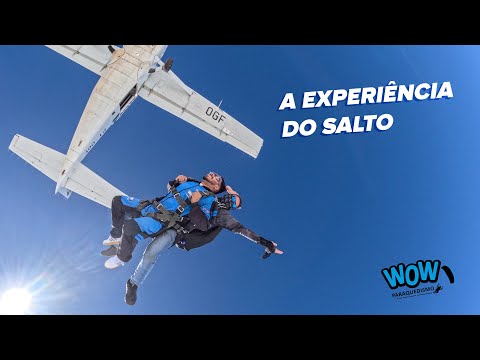 Como é o salto de paraquedas?