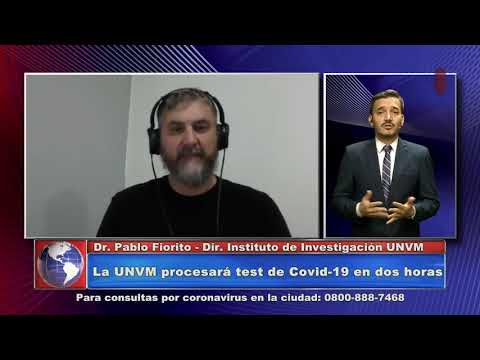La UNVM procesará test de COVID 19 en dos horas