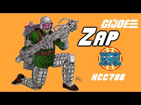 HCC788 - Super Sonic Fighters ZAP! G.I. Joe vintage action figure!