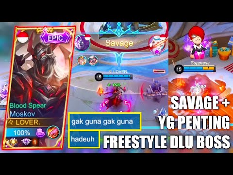 TOP GLOBAL MOSKOV PUSH MMR, AWAL NYA DI BANTAI DAN AKHIRNYA MUSUH MENYESAL WKWK - MOBILE LEGENDS