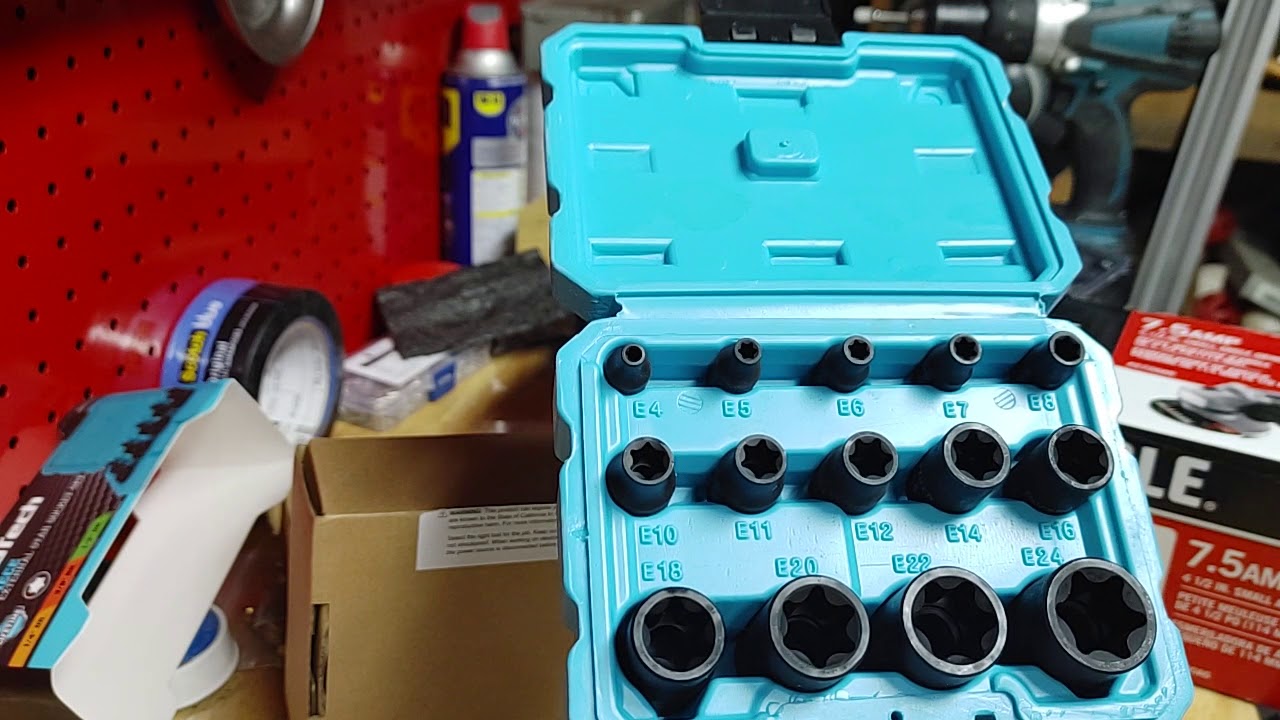 Duratech e-torx socket set