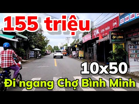 Bán đất 10x50 giá 155 triệu ở phường Bình Minh cách trung tâm Tây Ninh 9km Núi Bà Đen 10km