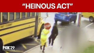 Video shows crossing guard attacked by driver in front of kids in PA 