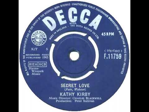 UK New Entry 1963 (237) Kathy Kirby - Secret Love