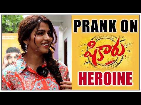 Prank On SHIKAARU Movie Heroine Sai Dhanshika | Latest Telugu Pranks | FunPataka Video
