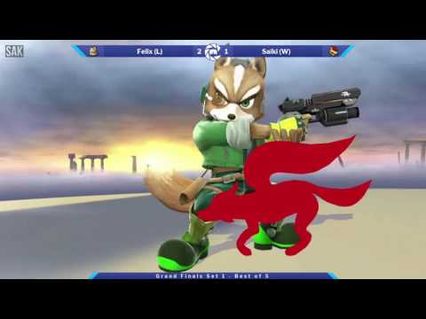 TSL89 Smash 4 Grand Finals - Felix (Fox/Cloud) vs Saiki (Bowser/Bayonetta)