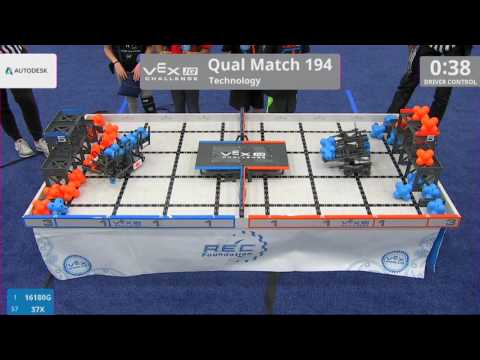 2017 VEXIQ Midd Tech Q194 (16180G 37X) Score 73