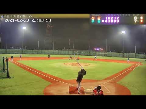 2021.02.20 20:00 서서울리그 (삼송야구장) Live Stream Baseball Game 사회인야구 (野球)