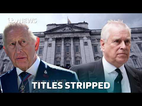 Prince Andrew relinquishes Duke of York title following a string of 'accusations' | ITV News