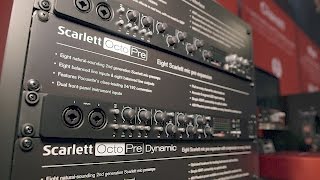 Video thumbnail for Focusrite Scarlett OctoPre - NAMM 2017 by Sound On Sound magazine